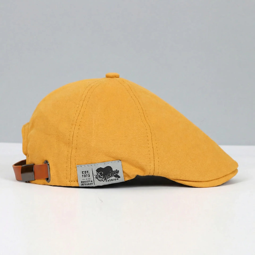 Vantrel - Classic Flat Cap With Adjustable Strap