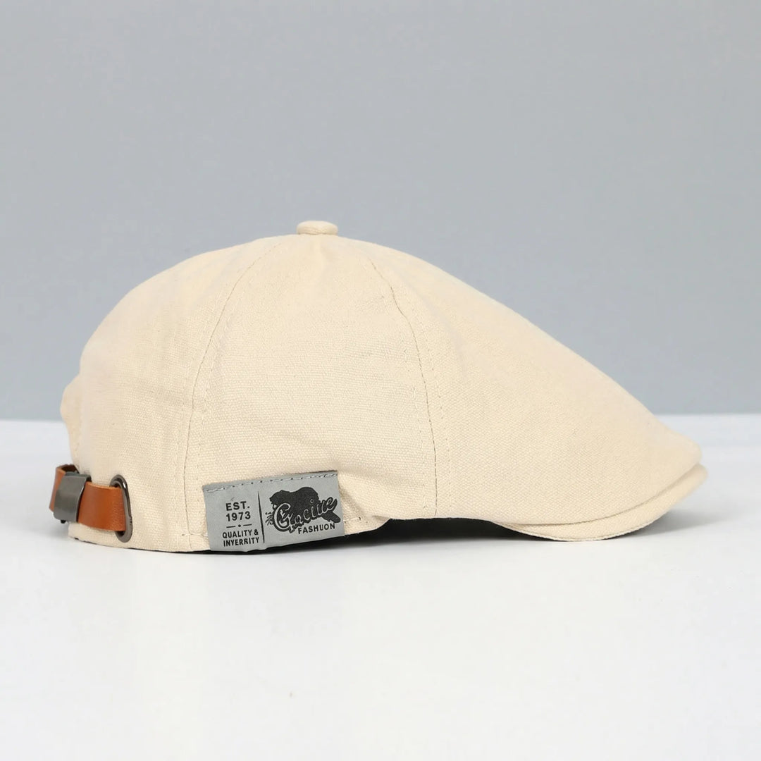 Vantrel - Classic Flat Cap With Adjustable Strap