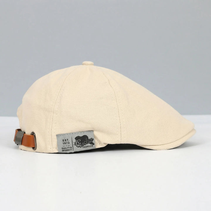Vantrel - Classic Flat Cap With Adjustable Strap