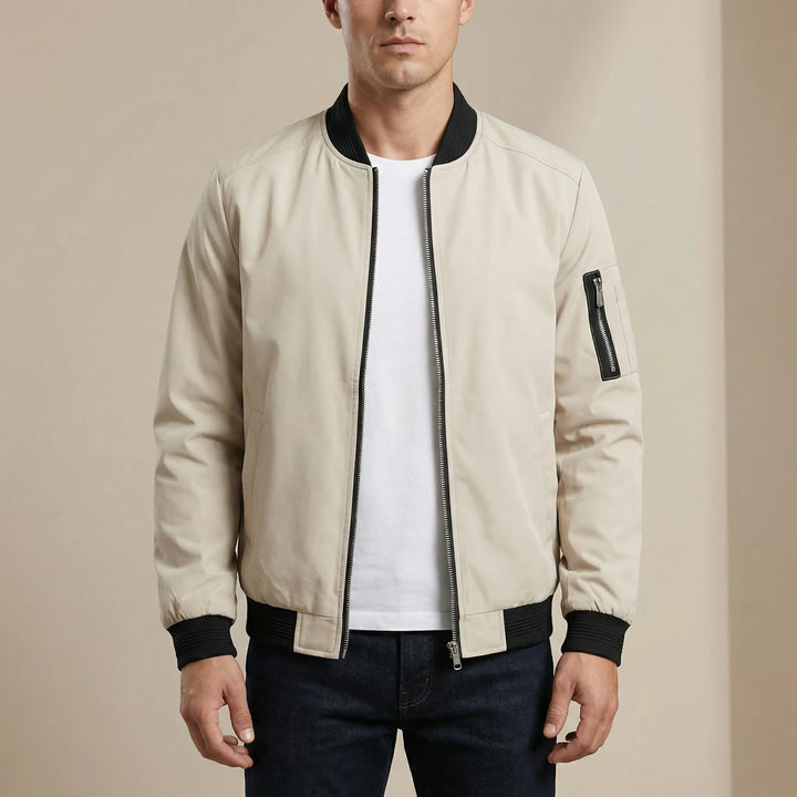Vanturo - Slim Silhouette Men's Bomber Jacket