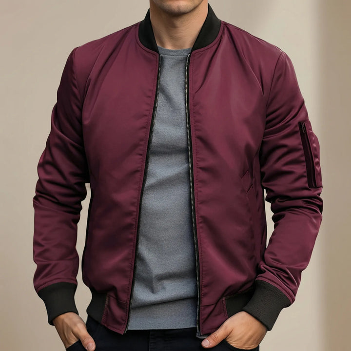 Vanturo - Slim Silhouette Men's Bomber Jacket