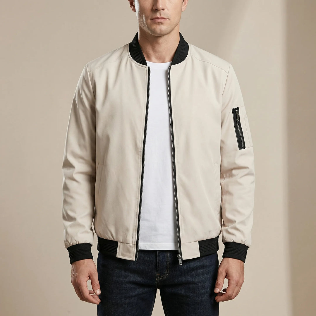 Vanturo - Slim Silhouette Men's Bomber Jacket