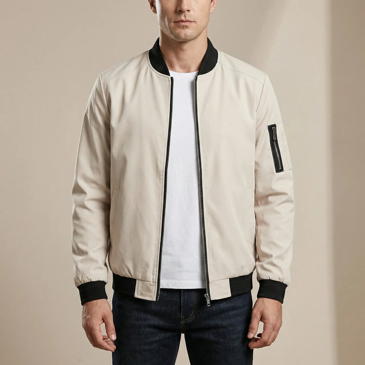 Vanturo - Slim Silhouette Men's Bomber Jacket