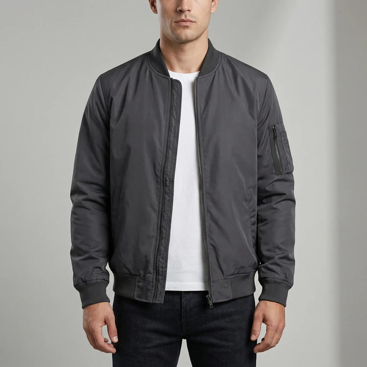 Vanturo - Slim Silhouette Men's Bomber Jacket