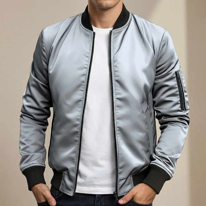 Vanturo - Slim Silhouette Men's Bomber Jacket