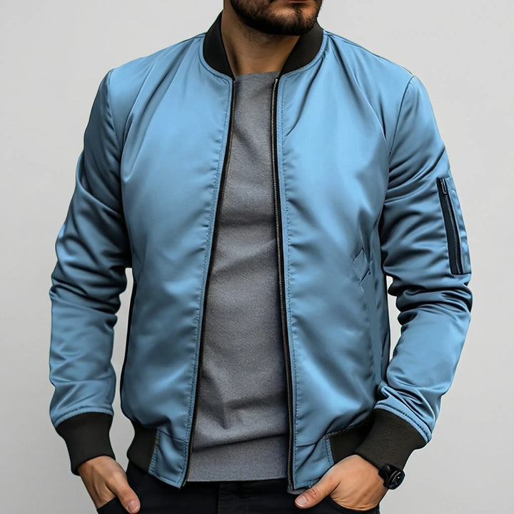 Vanturo - Slim Silhouette Men's Bomber Jacket