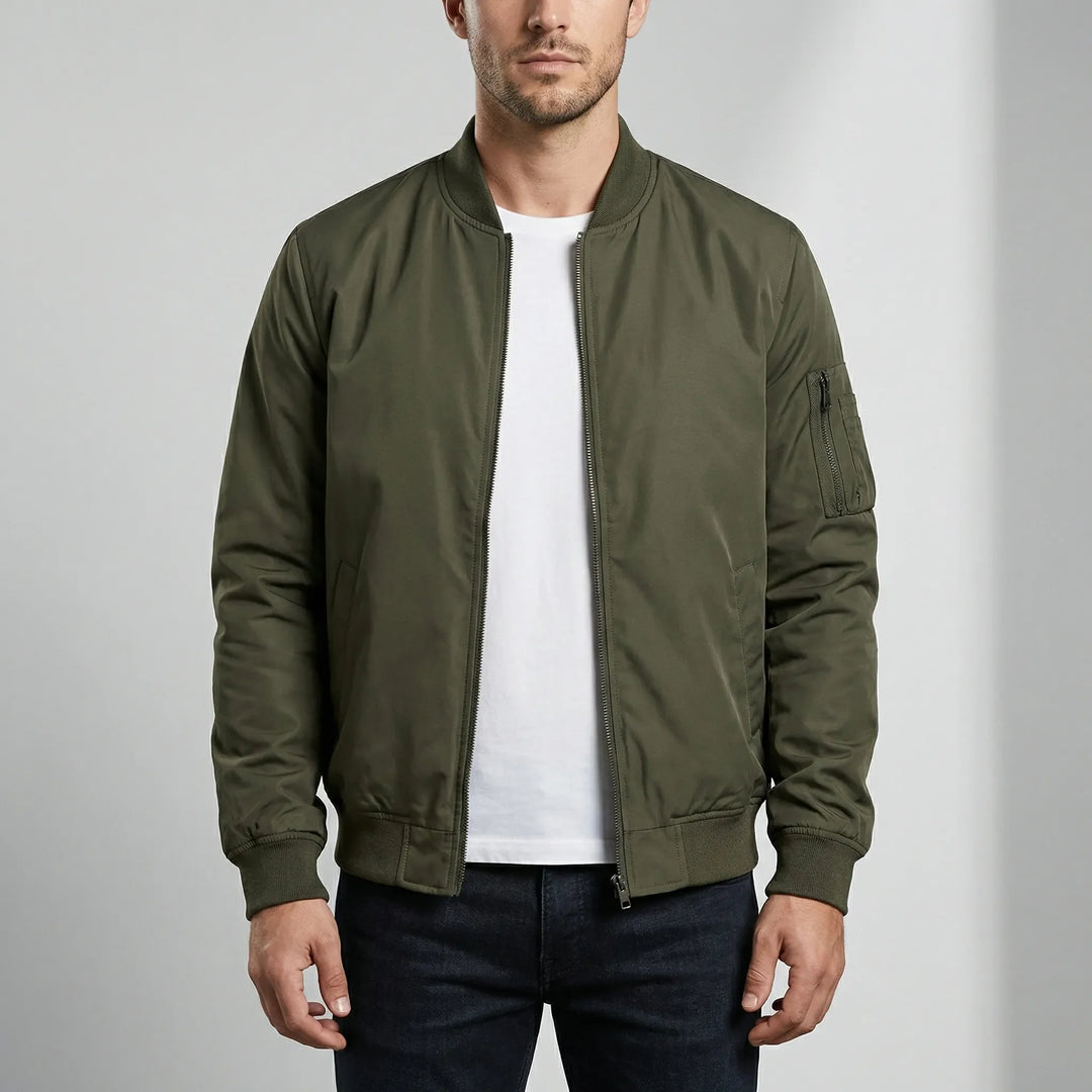 Vanturo - Slim Silhouette Men's Bomber Jacket
