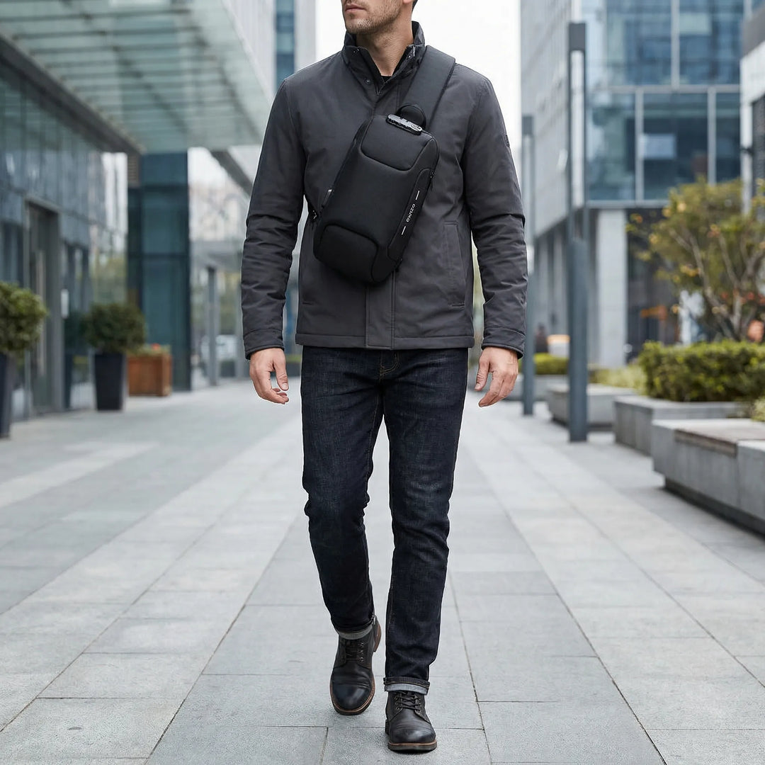 Vaultrek - Anti-Theft Crossbody Sling With USB Charging