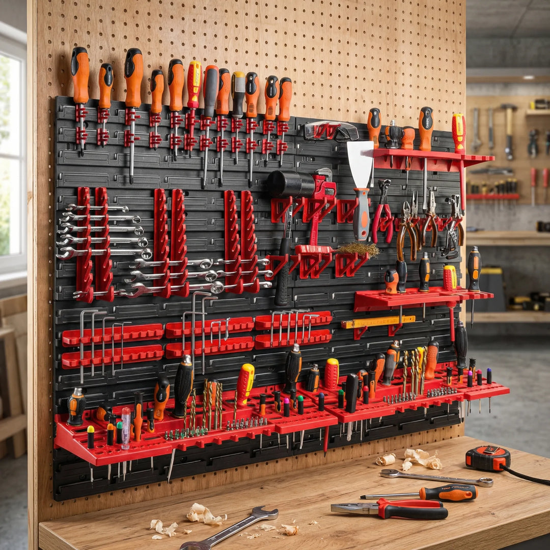 Vaultrix - Wall-Mounted Modular Tool Organizer Panel