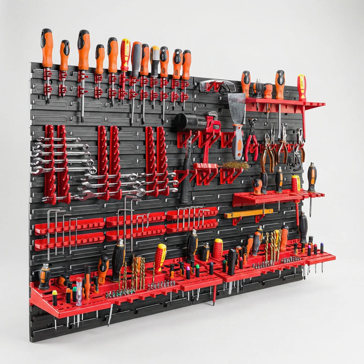 Vaultrix - Wall-Mounted Modular Tool Organizer Panel