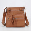 Flera-fickor Crossbody Axeväska