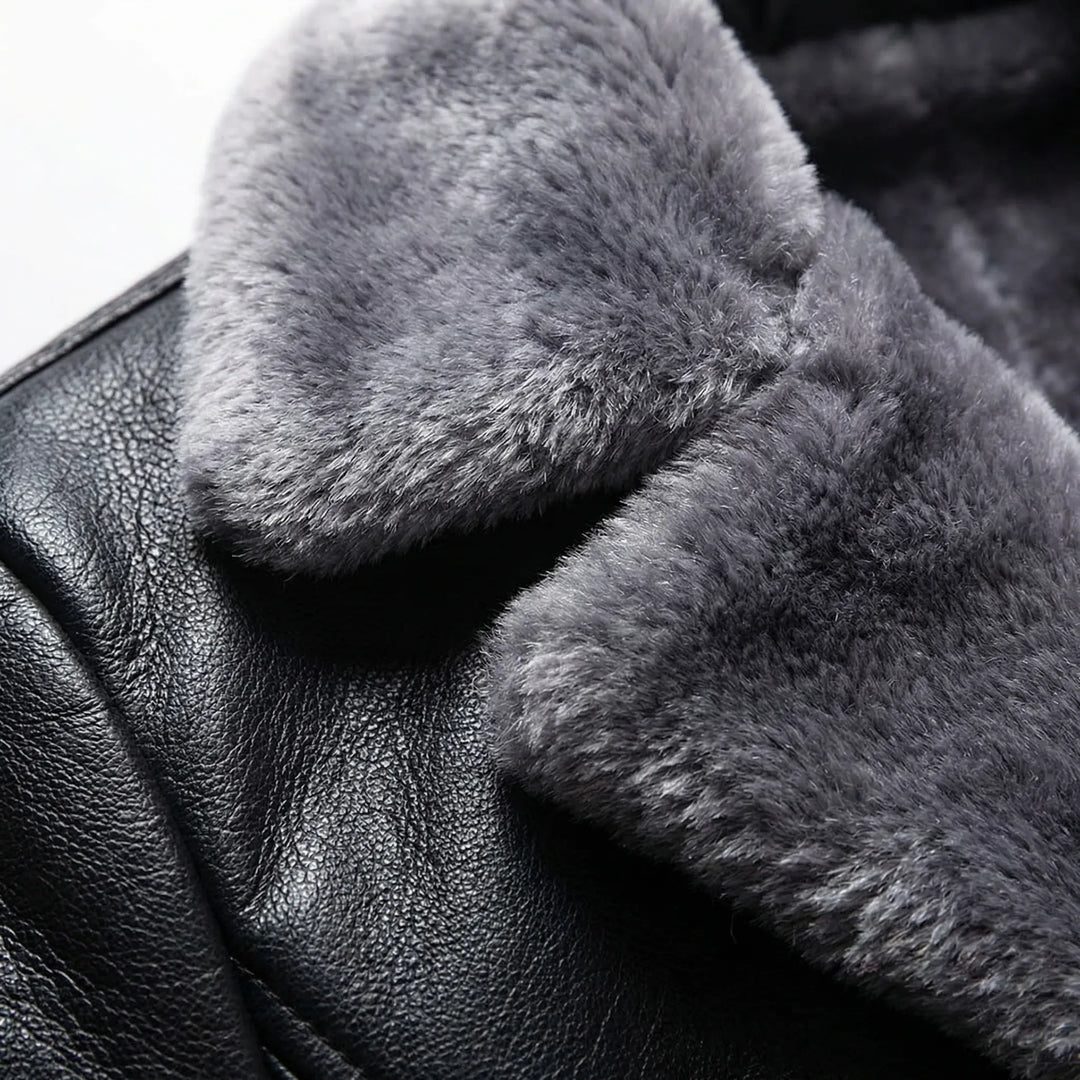 Veldrix - Fleece-Lined Mid-Length Winter Coat
