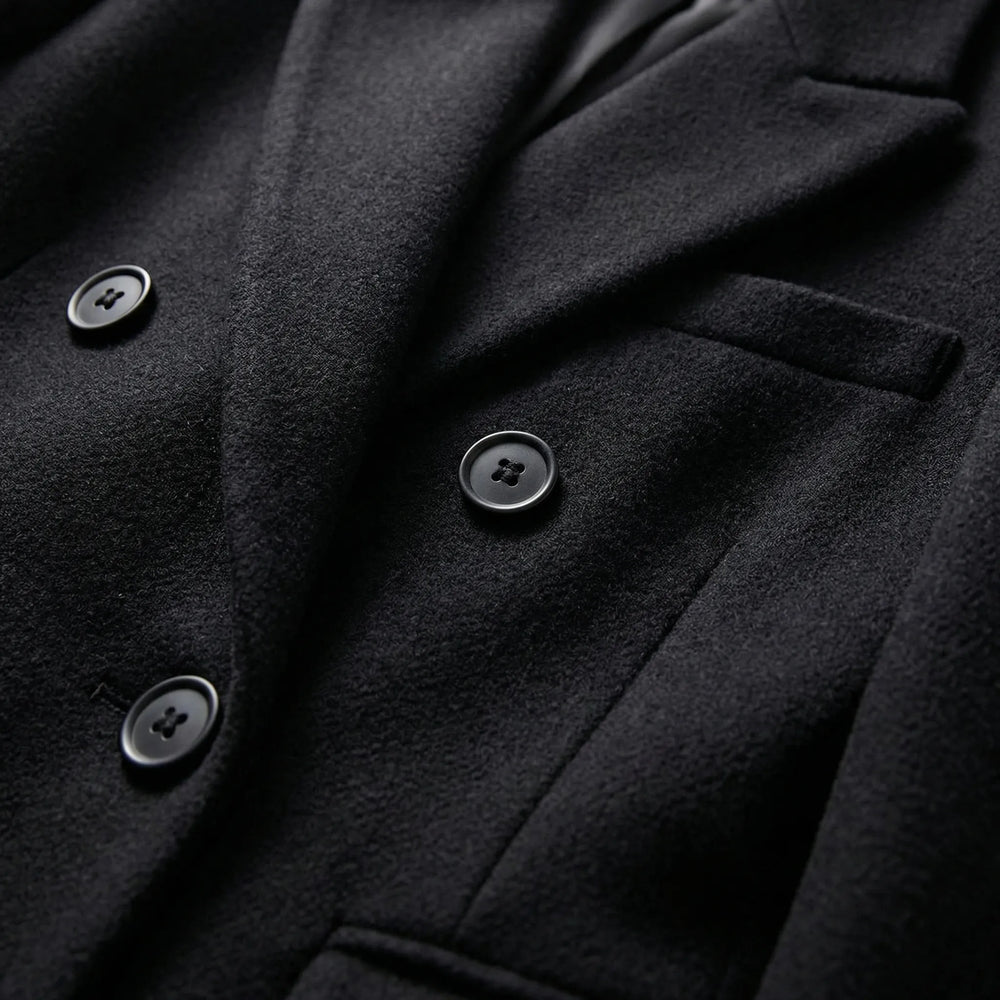 Veldrona - Long Double-Breasted Winter Coat