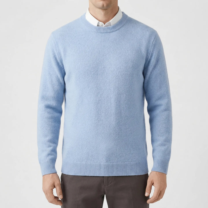 Velmoro - Relaxed Fit Crew Neck Sweater