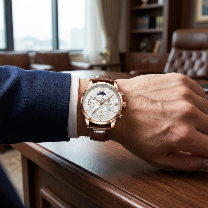 Veloran - Minimalist Chronograph Dress Watch For Men