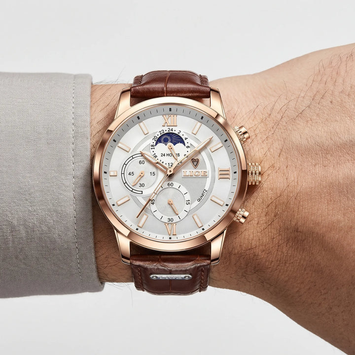 Veloran - Minimalist Chronograph Dress Watch For Men