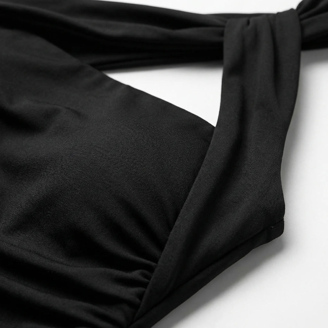 Veltara - Asymmetrical One-Shoulder Fitted Bodysuit
