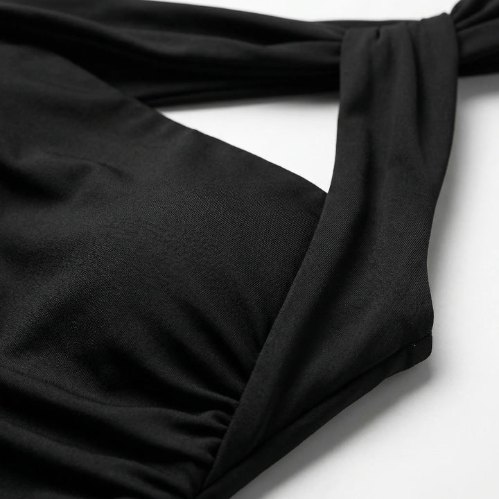 Veltara - Asymmetrical One-Shoulder Fitted Bodysuit