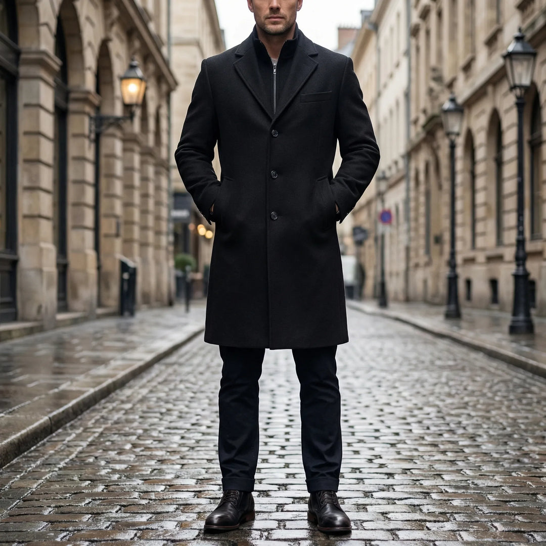 Veltmore - Longline Structured Men's Overcoat