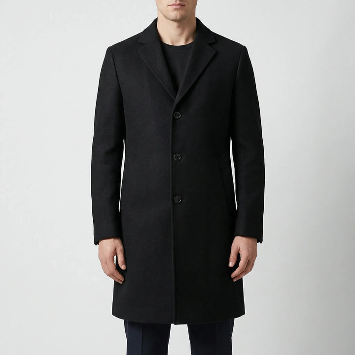Veltmore - Longline Structured Men's Overcoat