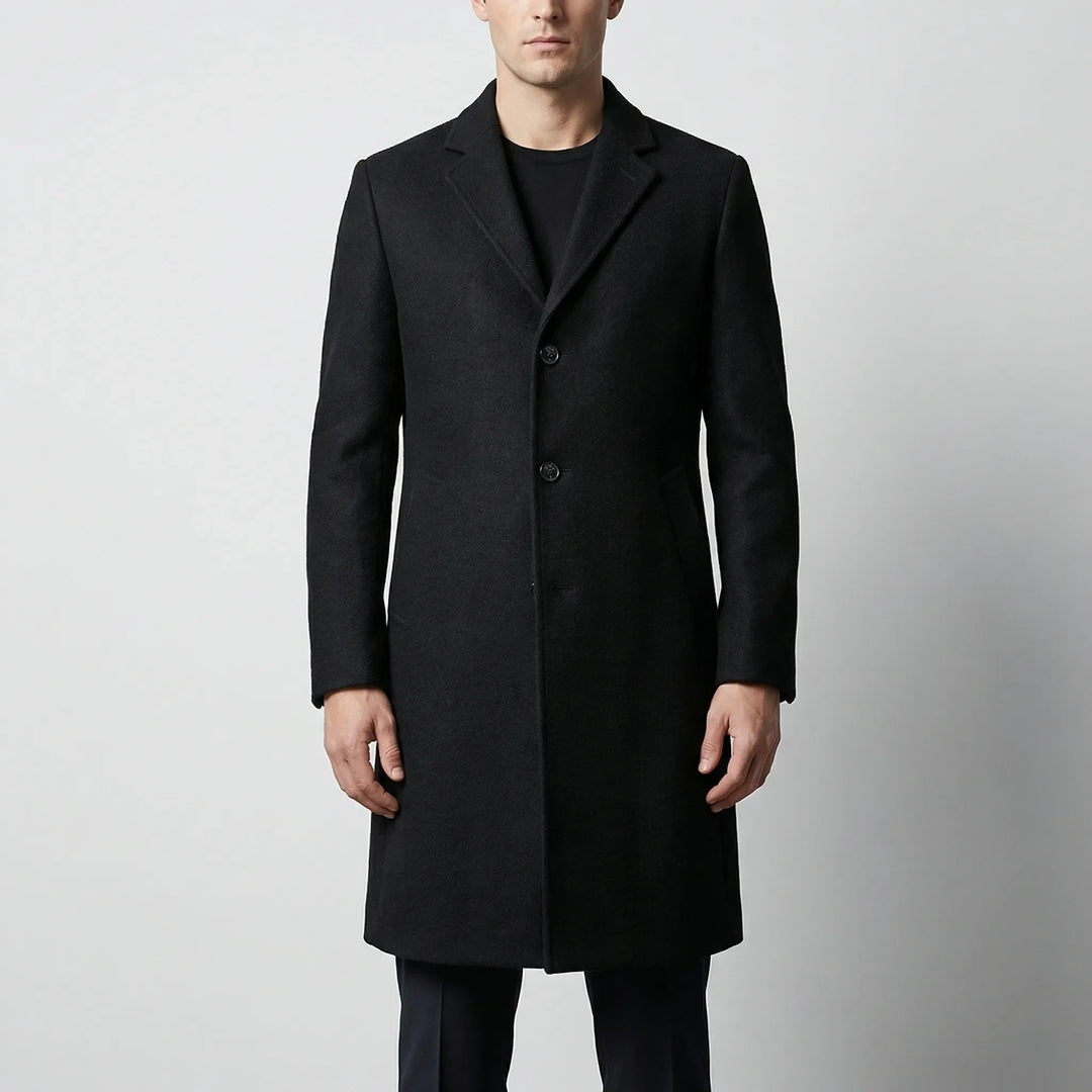 Veltmore - Longline Structured Men's Overcoat