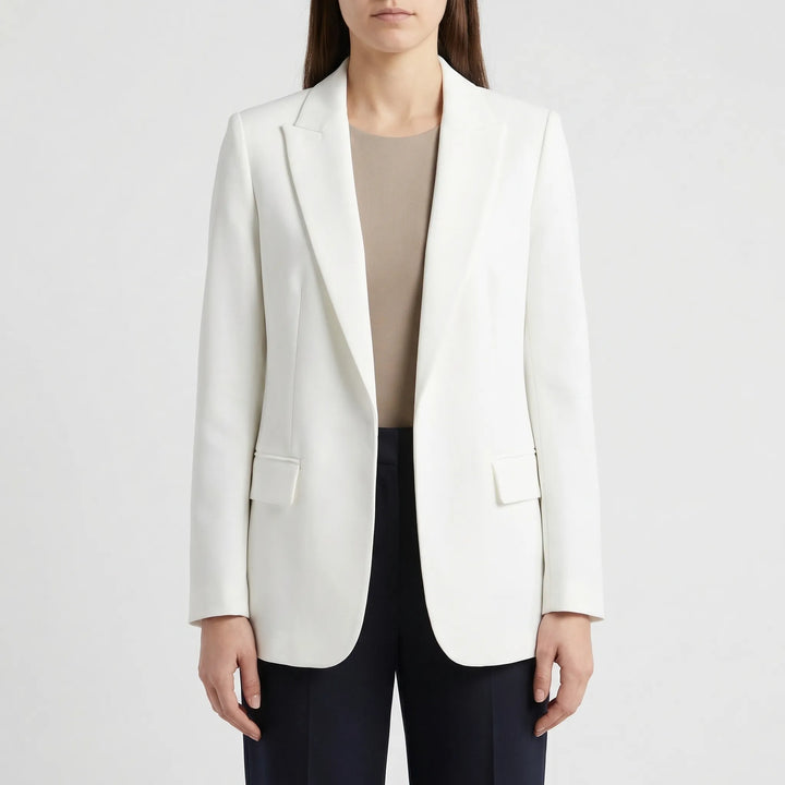 Veltona - Open-Front Women's Long Blazer