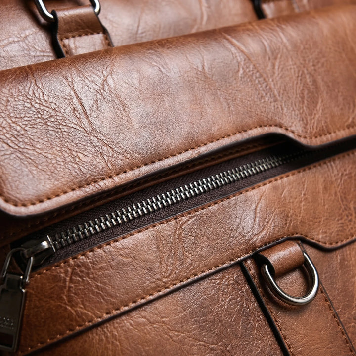 Veltrano - Structured Zip-Closure Shoulder Bag