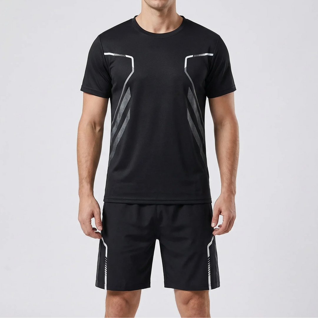 Veltrix - Two-Piece Short Sleeve Athletic Set