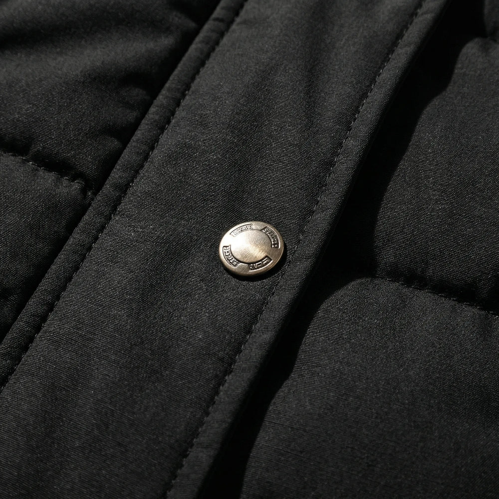Velurna - Slim Fit Quilted Hooded Parka