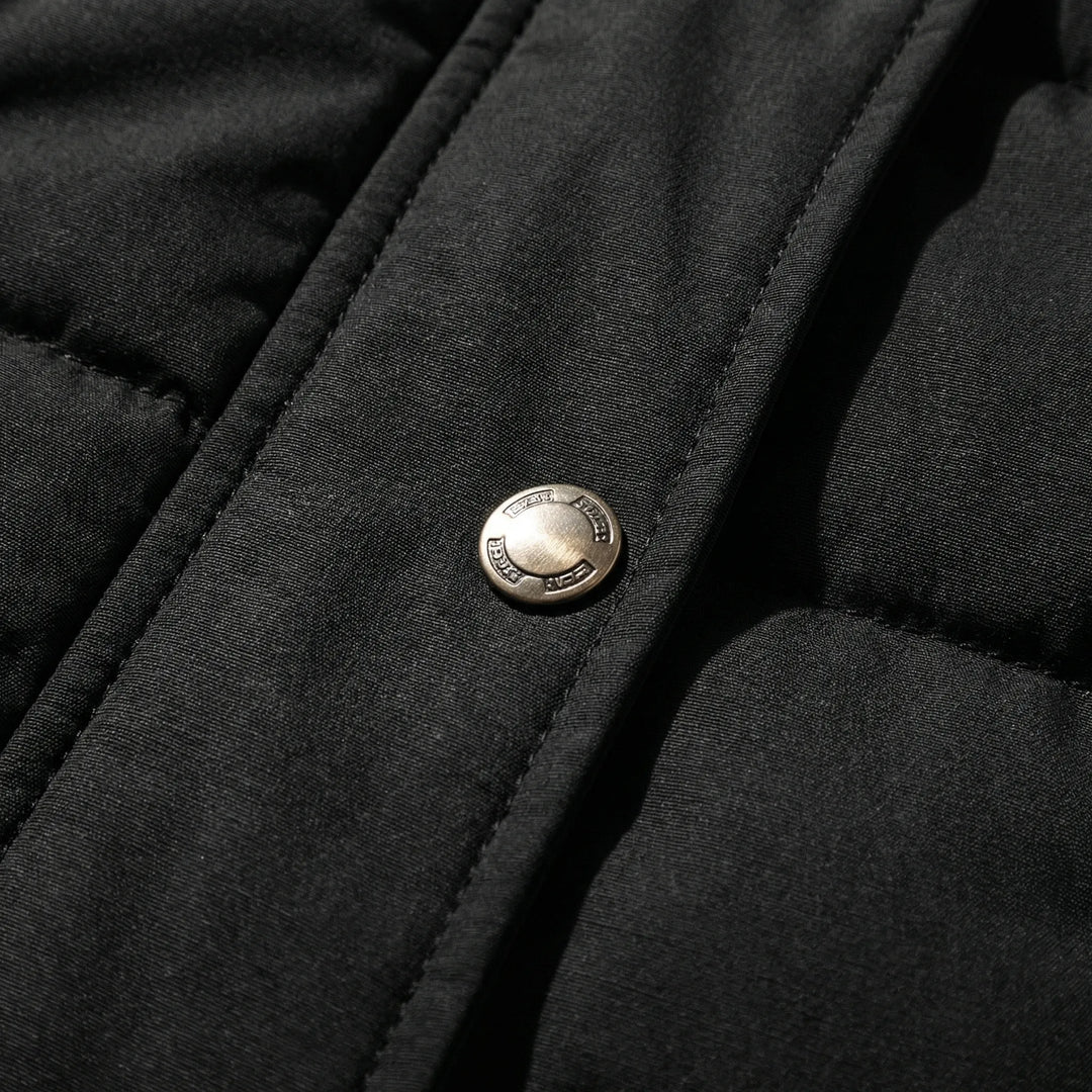 Velurna - Slim Fit Quilted Hooded Parka