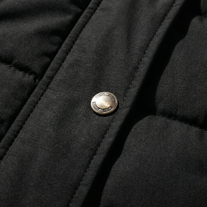 Velurna - Slim Fit Quilted Hooded Parka