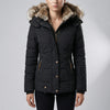 Slim Fit Kviltad Huva Parka