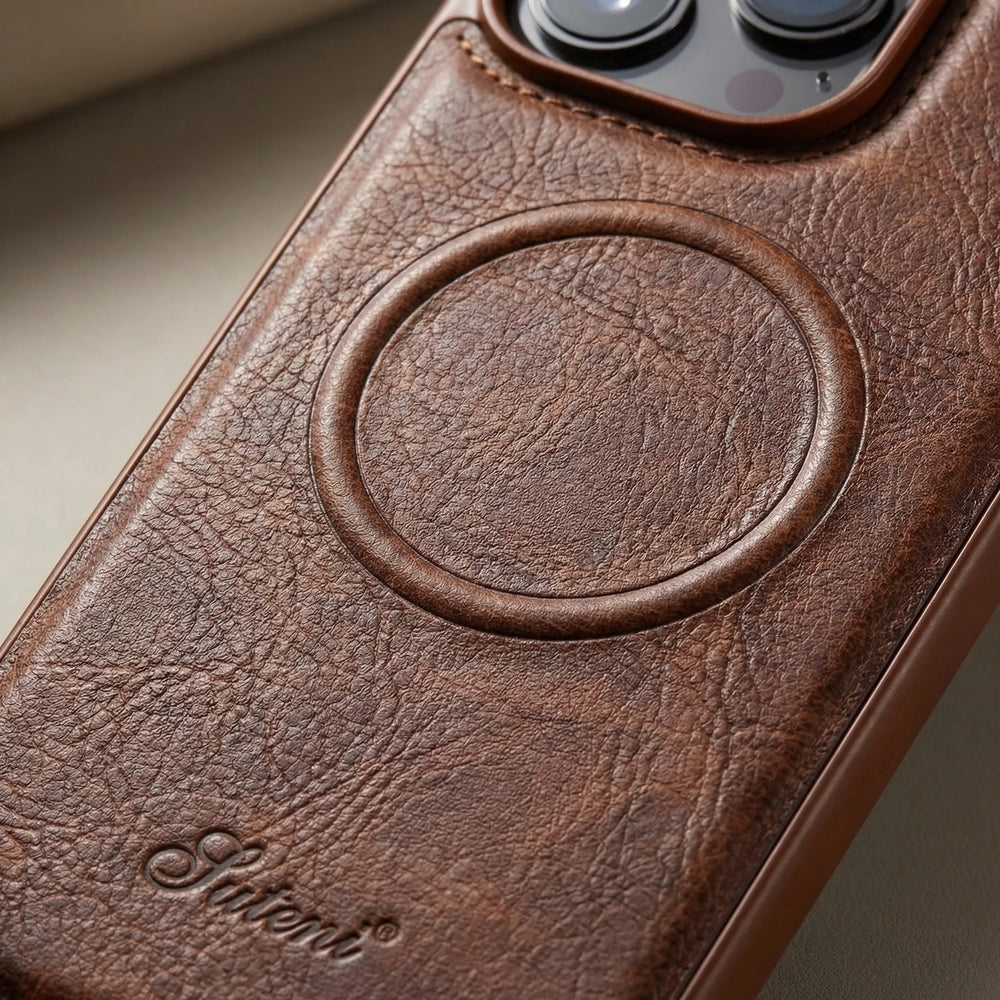 Velvaro - Textured Folio iPhone Case With Card Slot