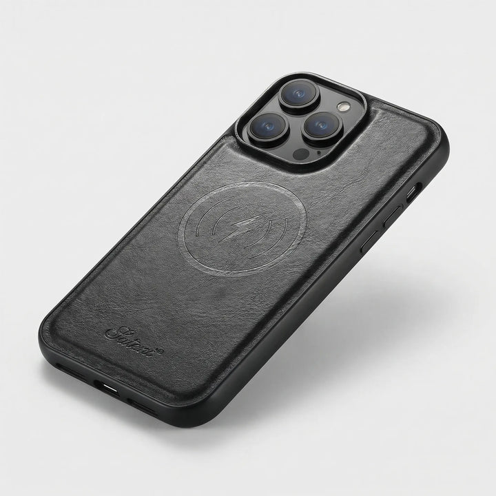 Velvaro - Textured Folio iPhone Case With Card Slot