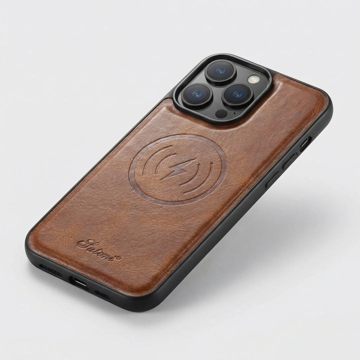 Velvaro - Textured Folio iPhone Case With Card Slot