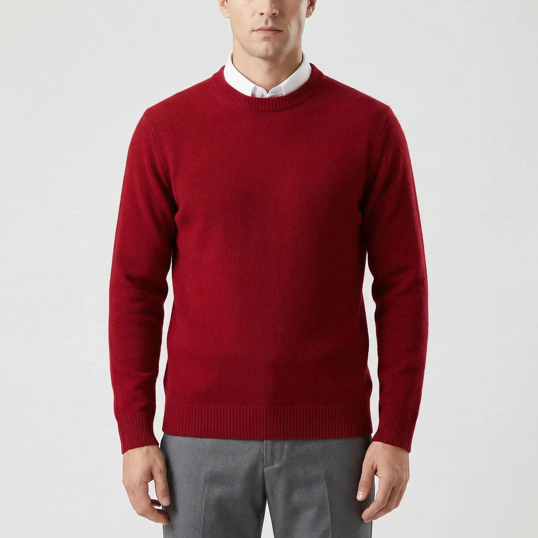 Velvorn - Classic Crew Neck Men's Sweater