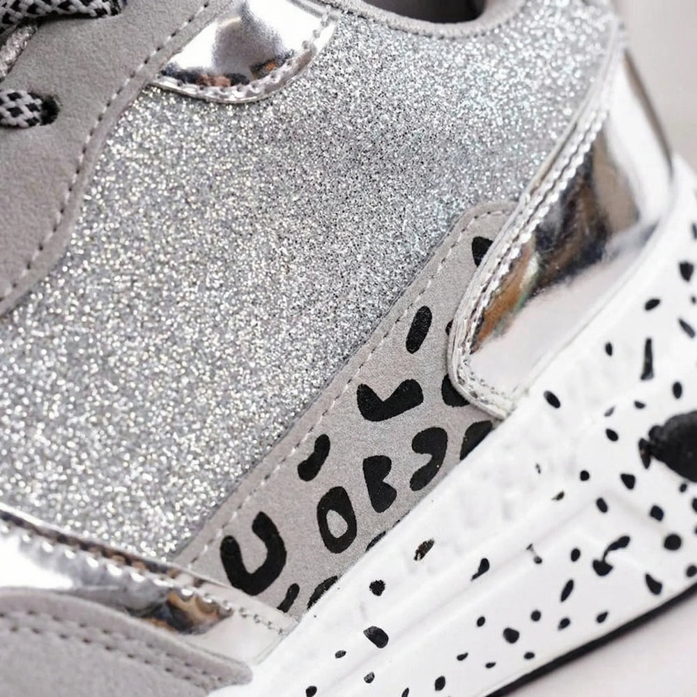 Velvrix - Lace-Up Printed Women's Sneaker