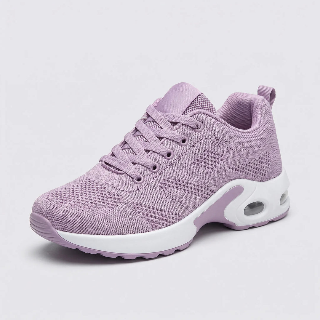 Velvrun - Air-Cushioned Lace-Up Sneaker For Women