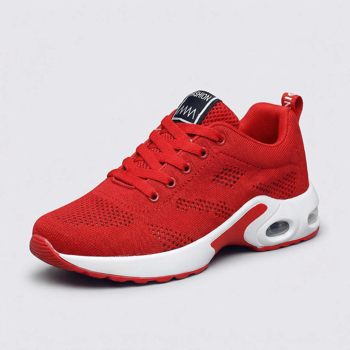 Velvrun - Air-Cushioned Lace-Up Sneaker For Women