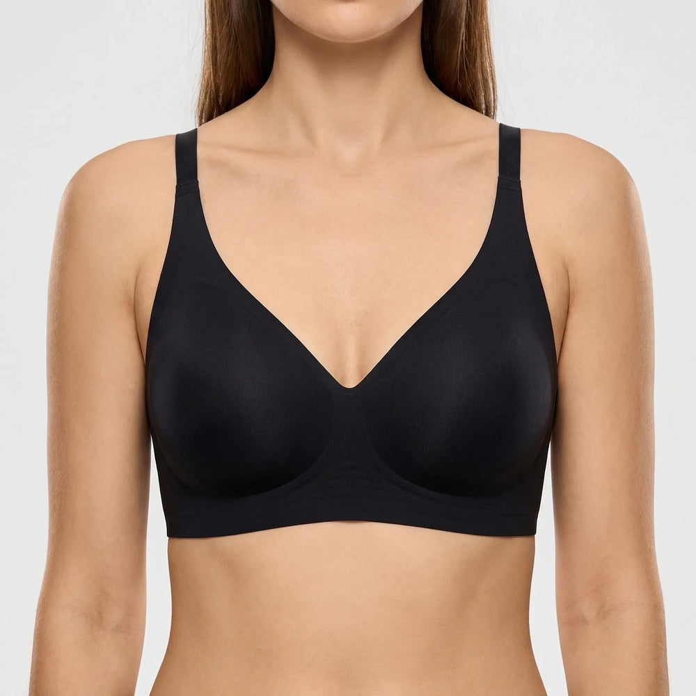 Velvura - Seamless Wireless Deep V Bralette