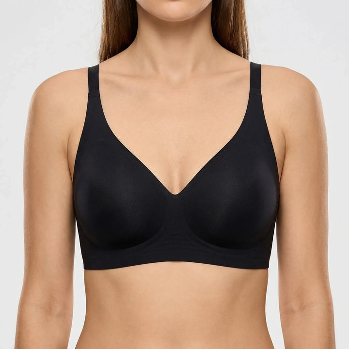 Velvura - Seamless Wireless Deep V Bralette