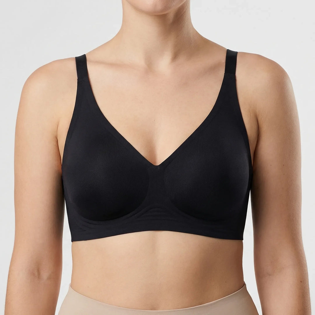 Velvura - Seamless Wireless Deep V Bralette