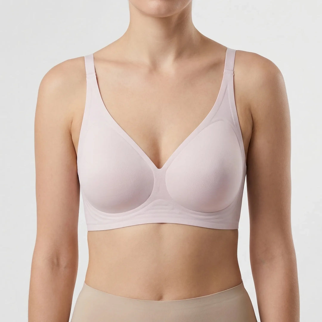 Velvura - Seamless Wireless Deep V Bralette