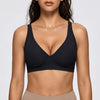 Trådlös Djup V Plunge Bralette