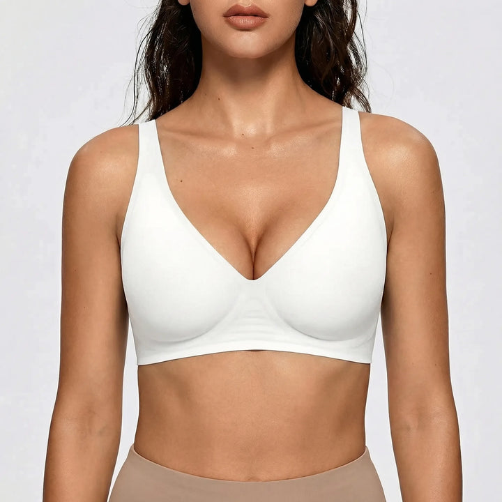 Velvura - Wireless Deep V Plunge Bralette