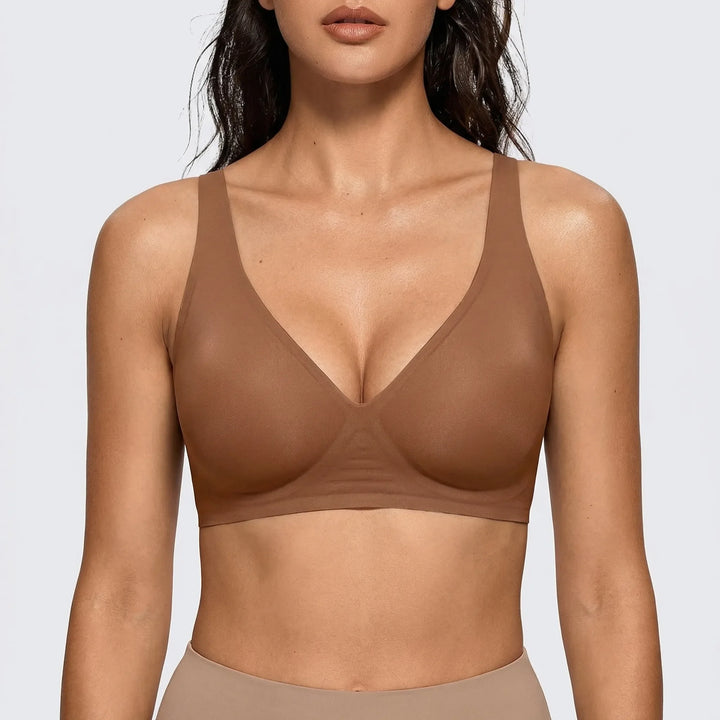 Velvura - Wireless Deep V Plunge Bralette