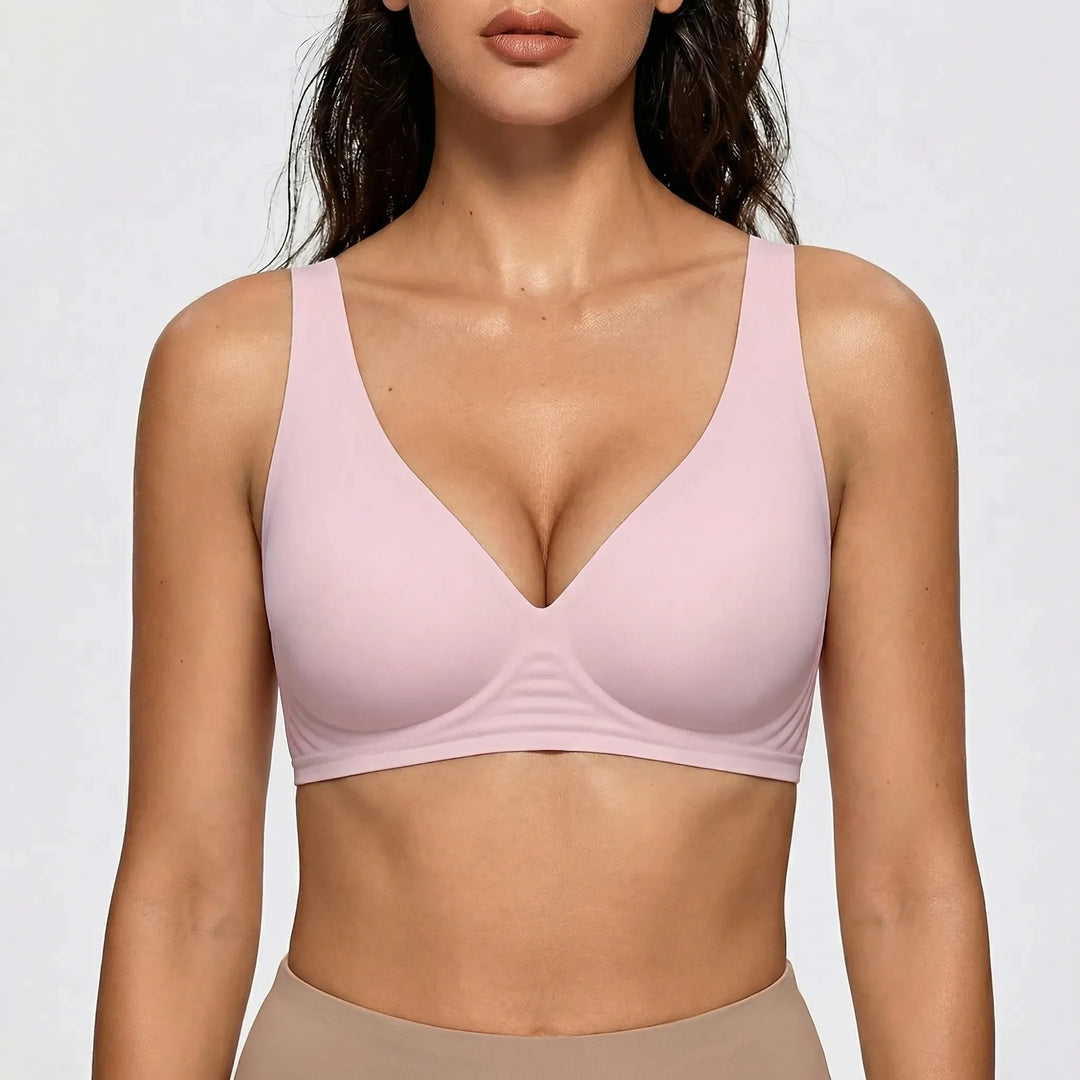 Velvura - Wireless Deep V Plunge Bralette