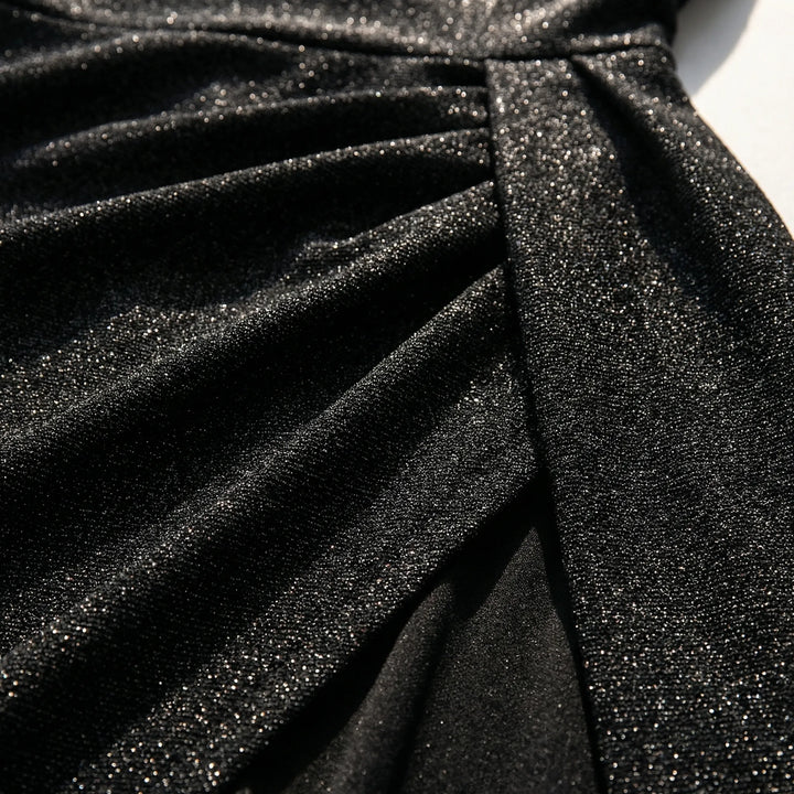 Velynda - Off-Shoulder Bodycon Midi Dress