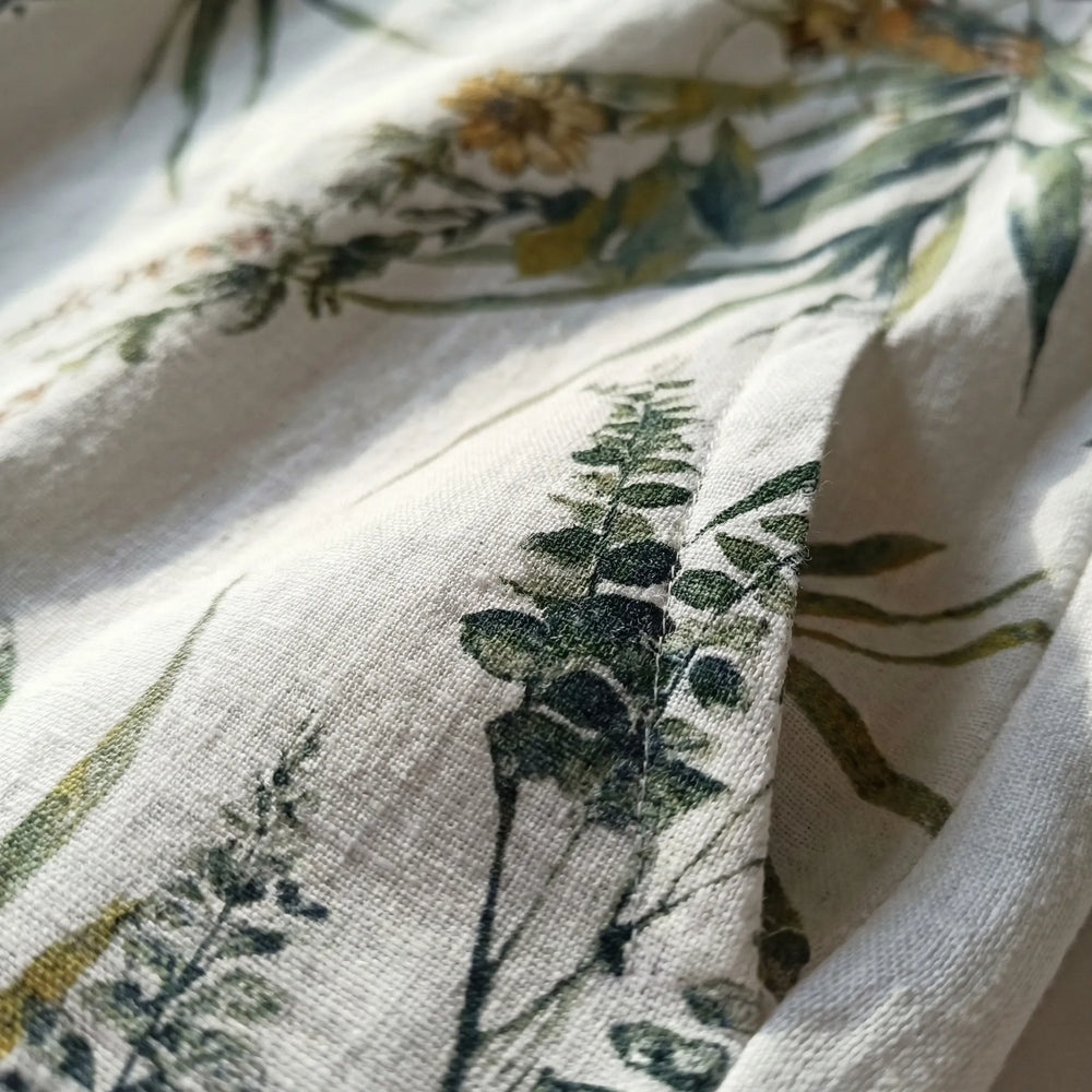 Verdala - Sleeveless Botanical Print Dress