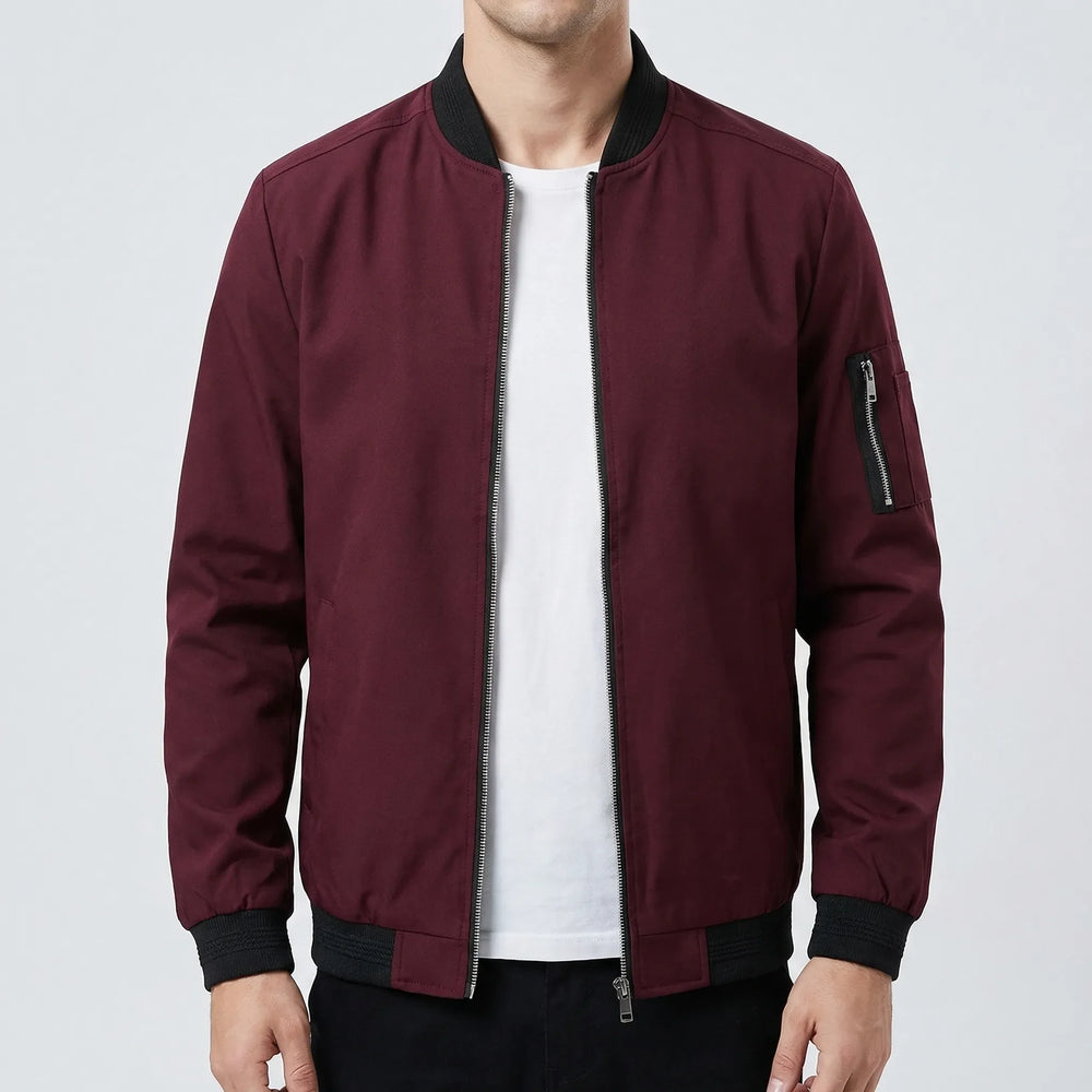 Verdano - Slim Bomber Jacket For Men